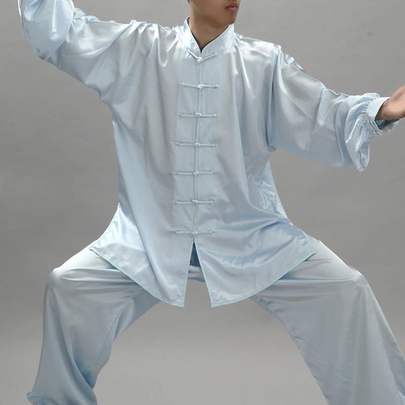 Foviel Simple Pattern Meditation Prayer Spiritual Zen Tai Chi Qigong Practice Unisex Clothing Set
