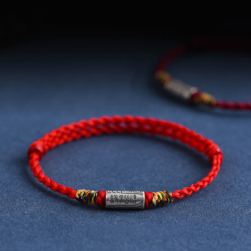 Foviel Handgefertigt 925 Sterling Silber Alles geht gut Design Schutz Stärke Armband Anklet
