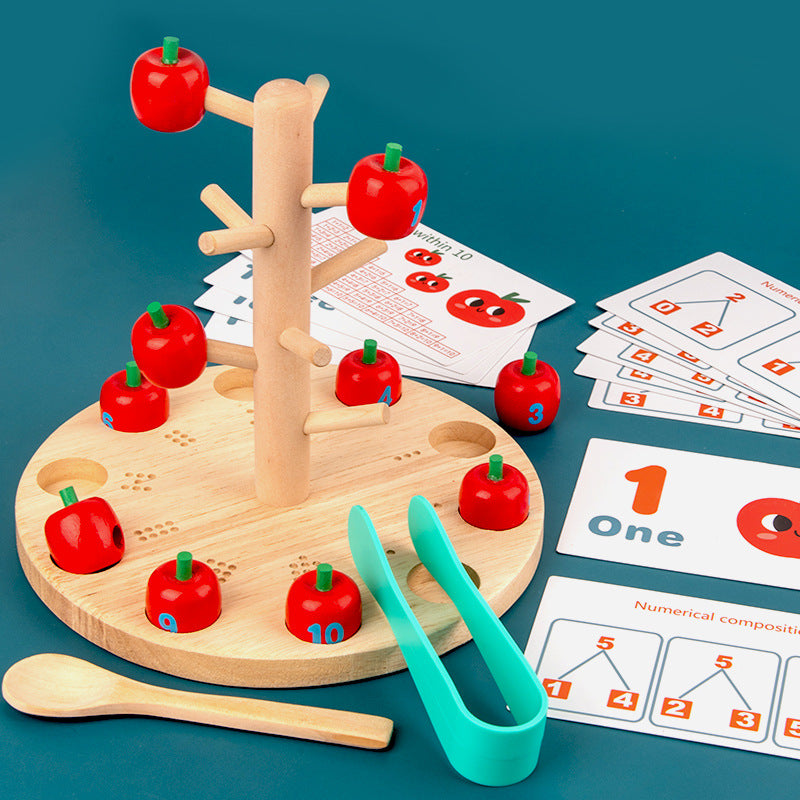 Divertido juego de recolectar manzanas - Entrenamiento cognitivo y de concentración para niños