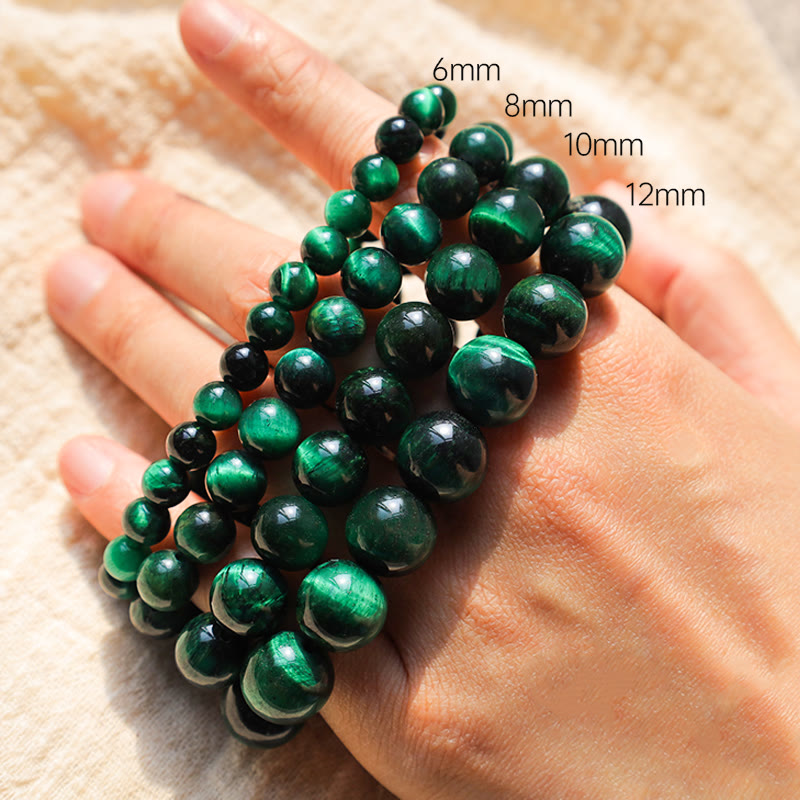 Bracelet de guérison énergétique Foviel en œil de tigre