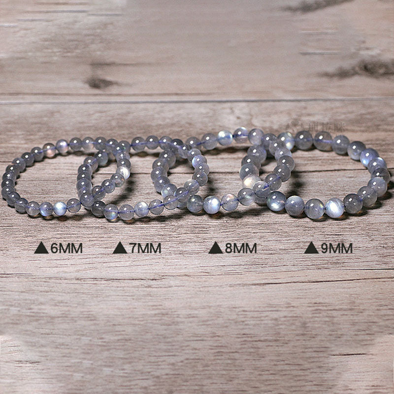 Buddha Stones Natural Moonstone Calm Positive Bracelet Bracelet BS 13