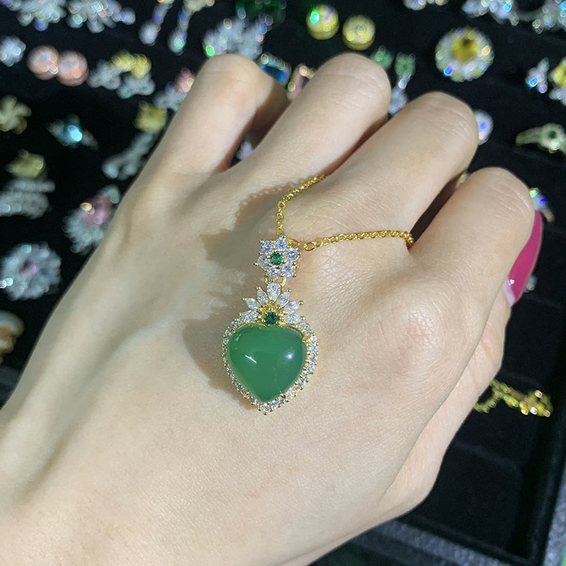 FREE Today: The Abundance Green Jade Balance Necklace Pendant FREE FREE 3