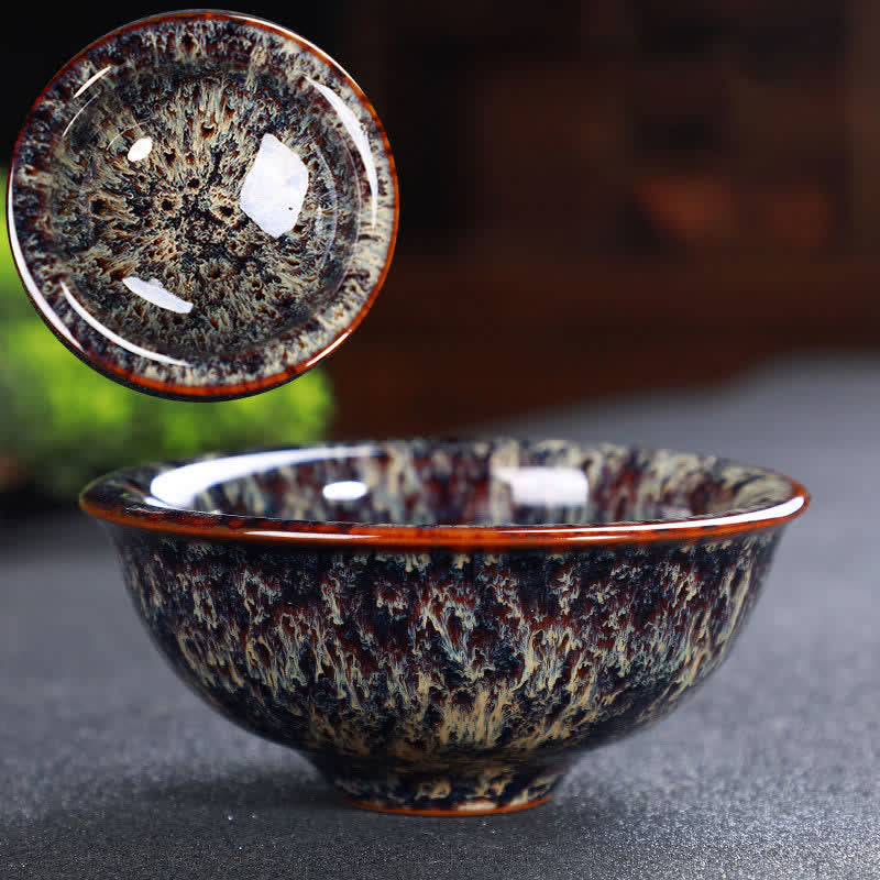 Buddha Stones Colorful Ceramic Teacup Home Office Tea Cups - image 14
