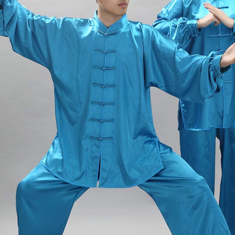 Foviel Simple Pattern Meditation Prayer Spiritual Zen Tai Chi Qigong Practice Unisex Clothing Set