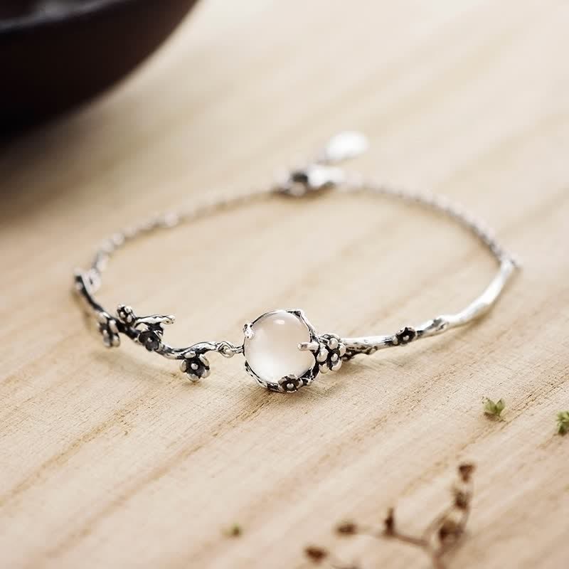 FREE Today: Absorb Negative Energy Plum Blossom Chalcedony Positive Bracelet FREE FREE Bracelet