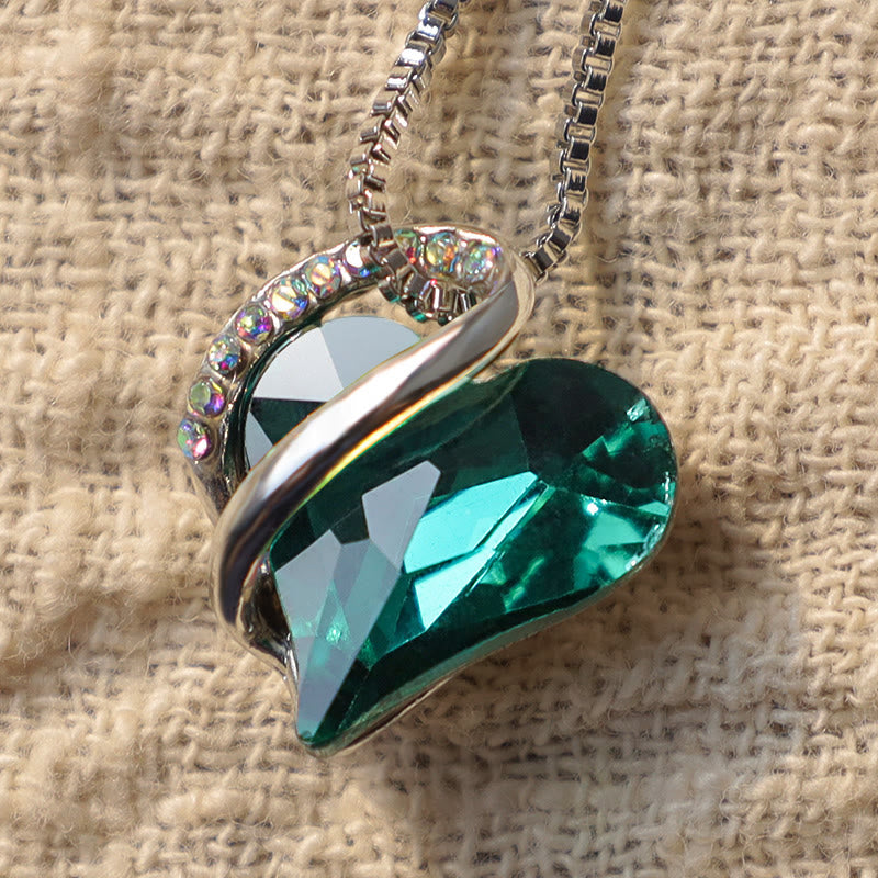 Buddha Stones Love Heart Birthstone Healing Energy Necklace Pendant Necklaces & Pendants BS 19
