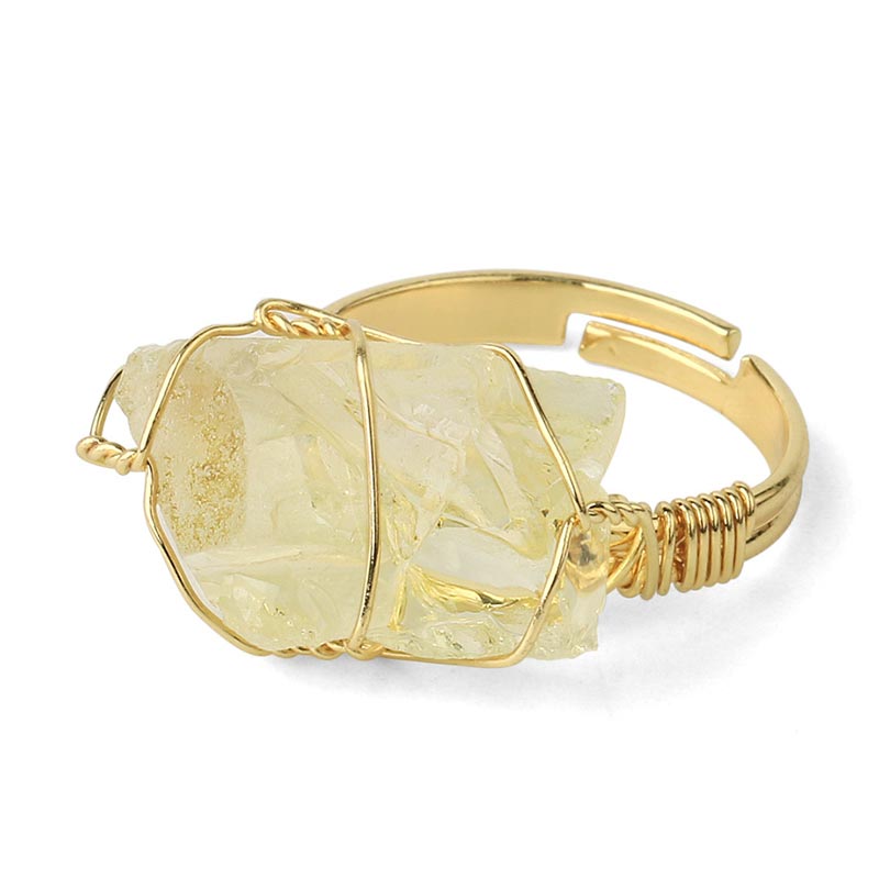 Buddha Stones Natural Crystal Gemstone Amethyst Adjustable Ring - image 9