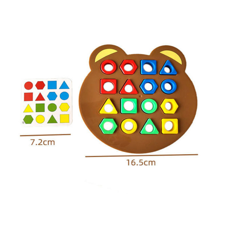 Fidtoy Montessori Shape Matching Game