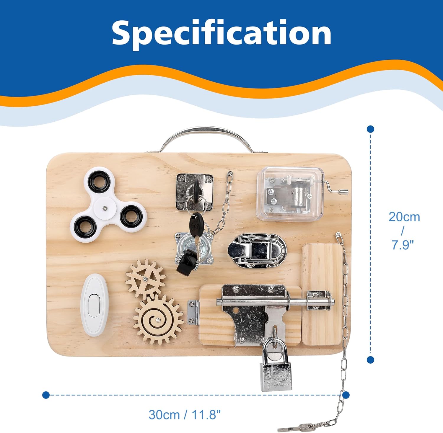 Fidtoy Montessori STEM Learning Board Games for Kids