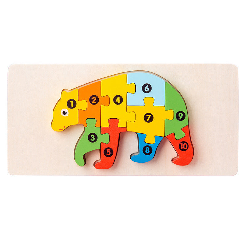 Fidtoy Wooden Shape Matching Puzzle for Toddler Learning Autism Kids Quiet Time Toy Montessori Puzzle Educational Toy Fine Motor Skills Game