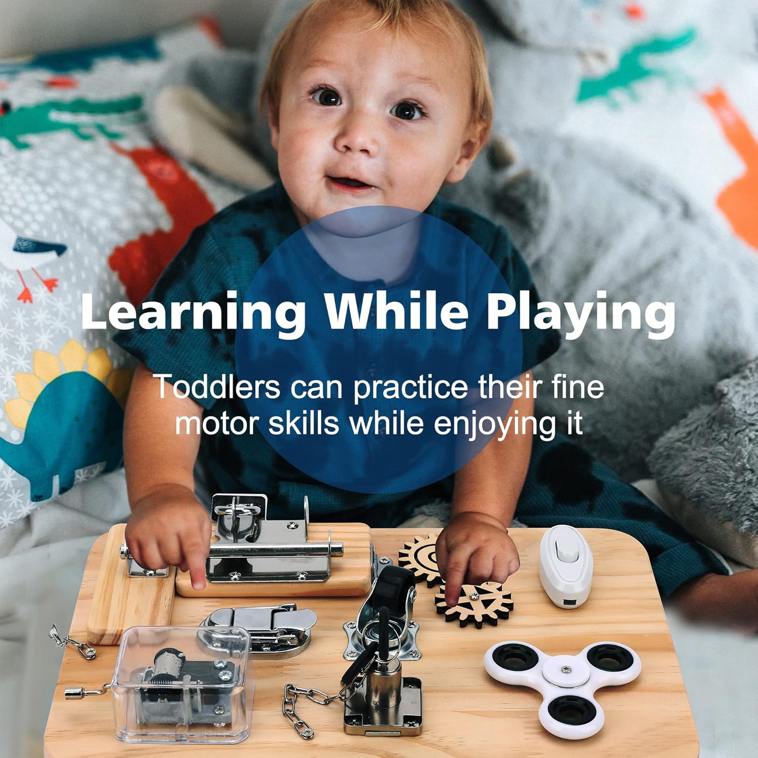 Fidtoy Montessori STEM Learning Board Games for Kids