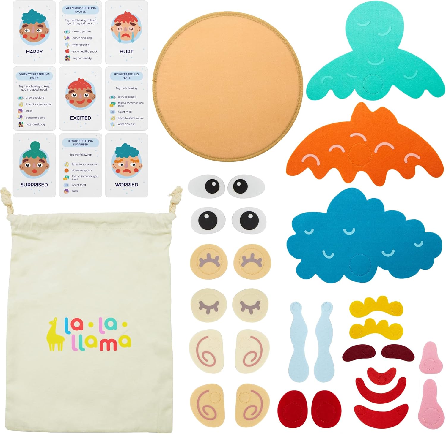 Fidtoy Facial Expression Game Montessori Emotion Learning Toy