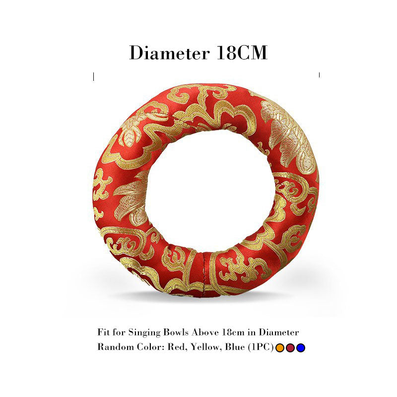 Buddha Stones Tibetan Singing Bowl Handcraft Cushion Decoration - image 9