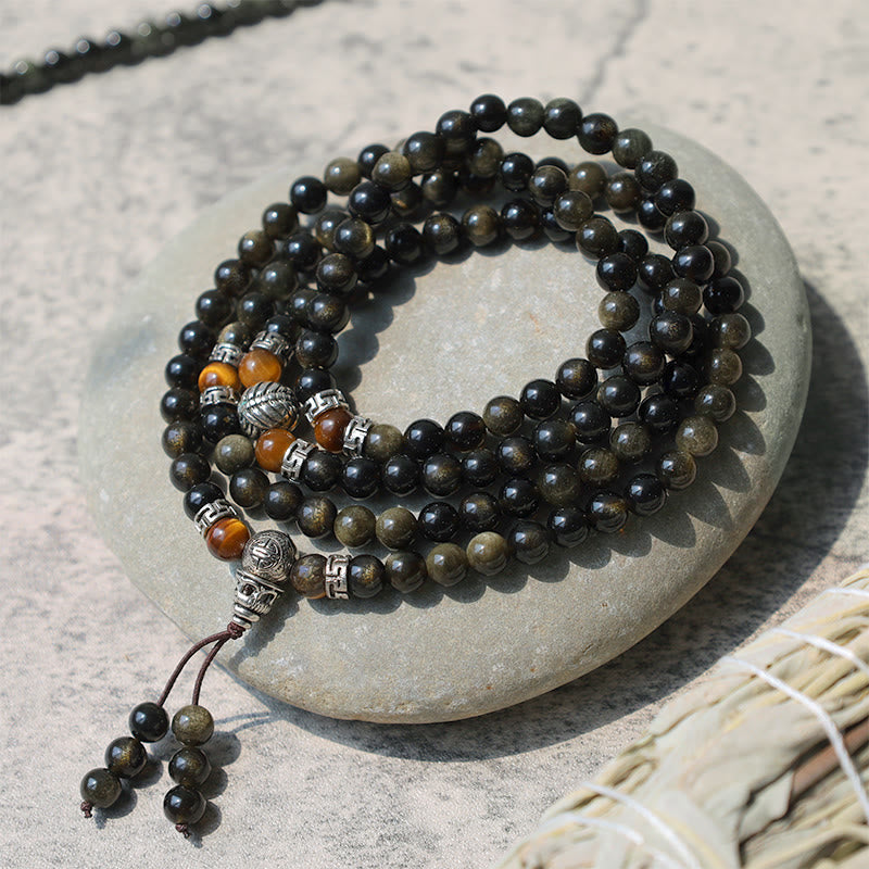 Golden Obsidian Energy Bracelet Necklace Bracelet BS 5