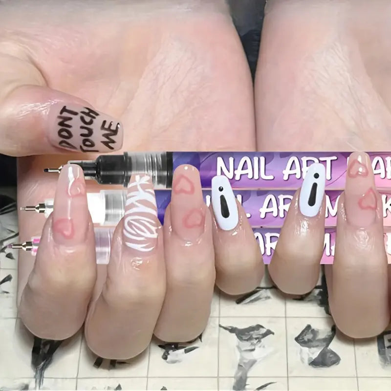 MagicMani™ Nail Art Pen Set - Quick-Dry, Mess-Free Creativity for Kids
