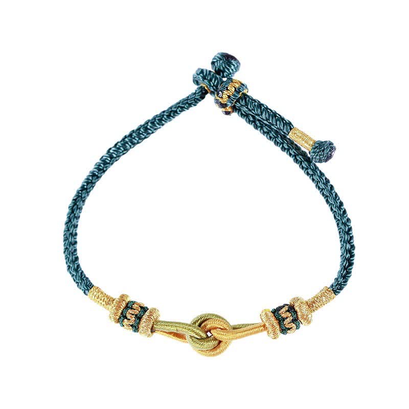 Buddha Stones Handmade Knotting Faith Strength Braid String Bracelet Bracelet BS 13