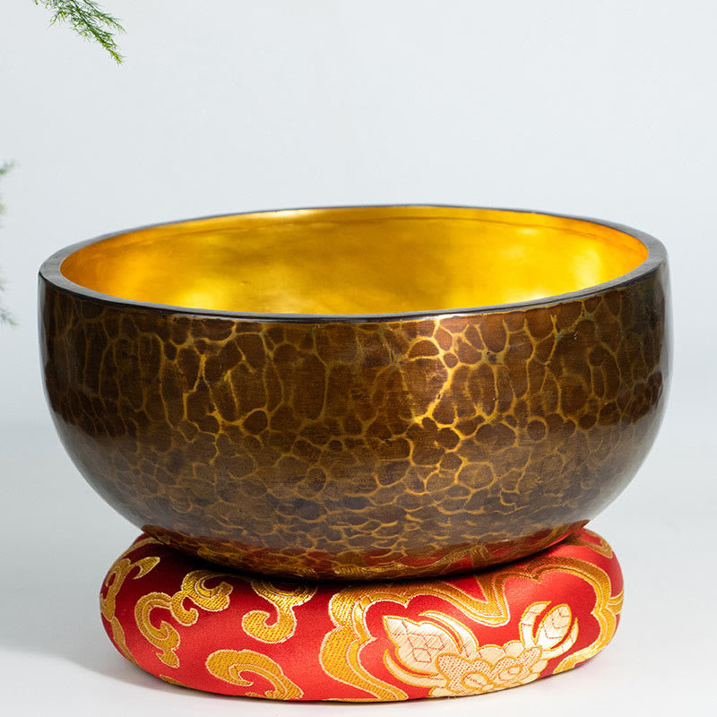 Buddha Stones Tibetan Meditation Sound Bowl Handcrafted Healing Yoga Mindfulness Singing Bowl Set Singing Bowl buddhastoneshop main