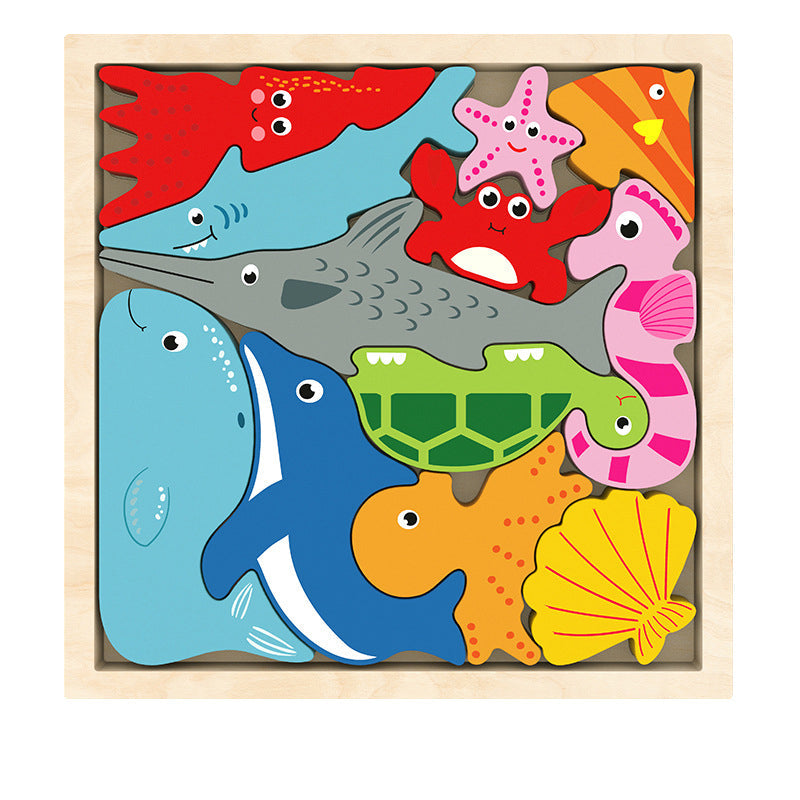 Fidtoy Montessori Shape Puzzle
