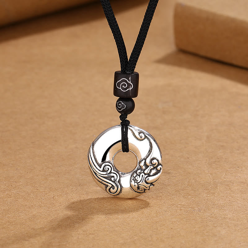 Buddha Stones PiXiu Peace Buckle Copper Wealth Necklace Pendant Necklaces & Pendants BS PiXiu(Wealth♥Luck)