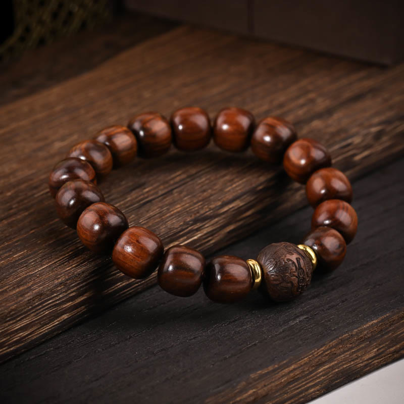 Buddha Stones Natural Rosewood Compassion Bracelet Bracelet BS 1