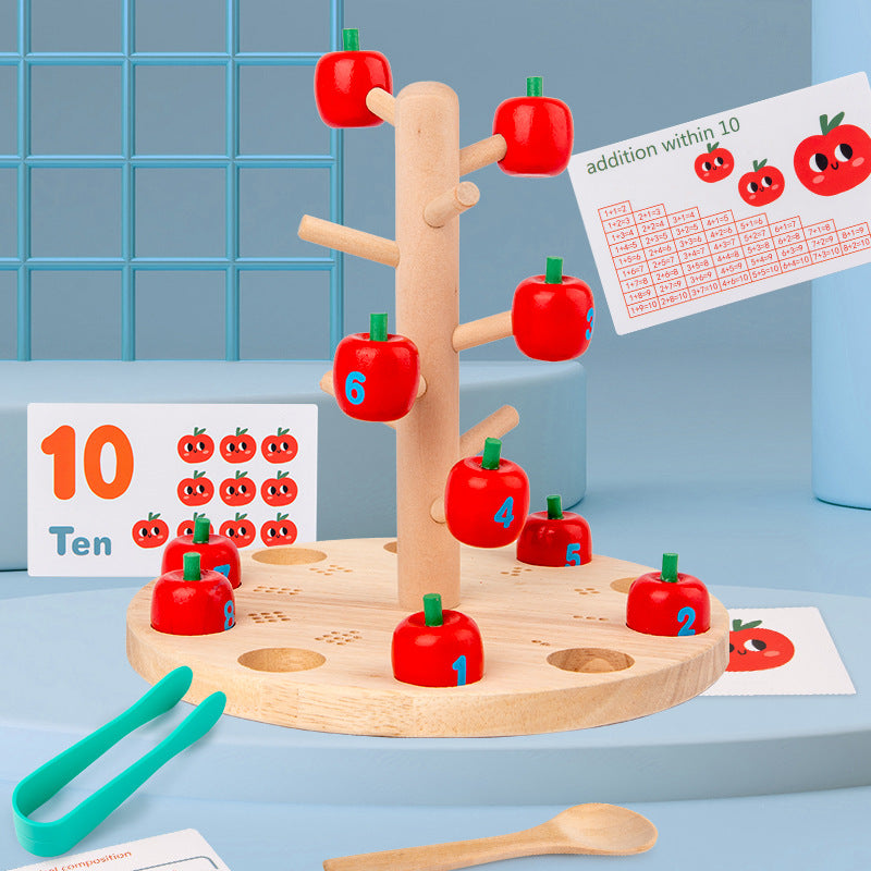Divertido juego de recolectar manzanas - Entrenamiento cognitivo y de concentración para niños