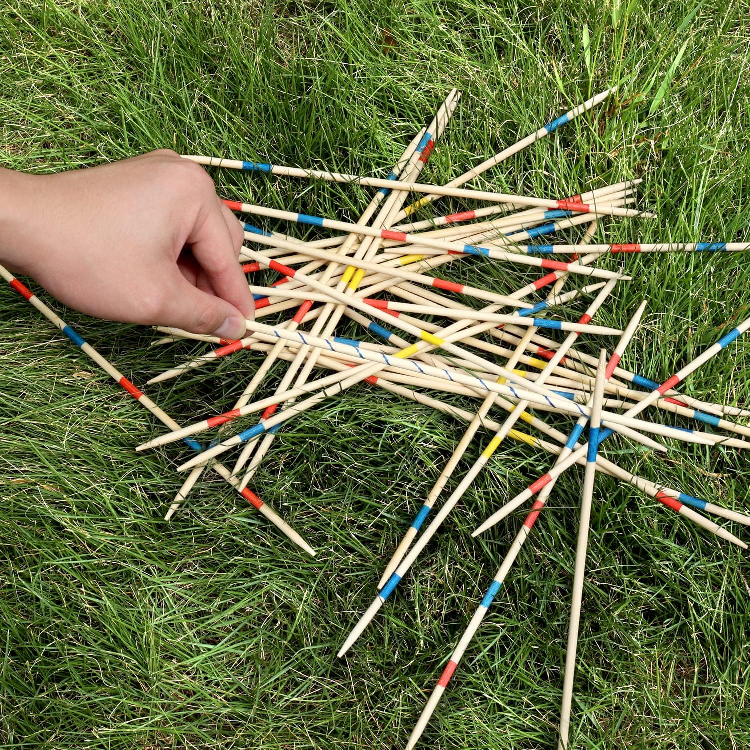 Fidtoy Mikado Pick Up Sticks Juego de Madera Familiar