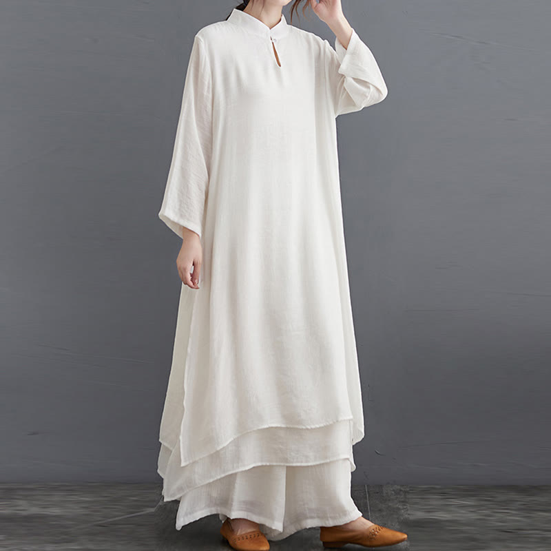Foviel Einfaches Muster Meditation Gebet Spirituelle Zen Praxis Yoga Kleidung Damen Set