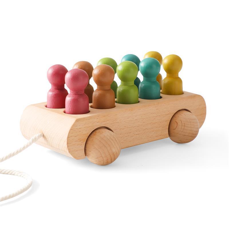 Creative Children's Wooden Small Airplane Toy Puzzle Exercise