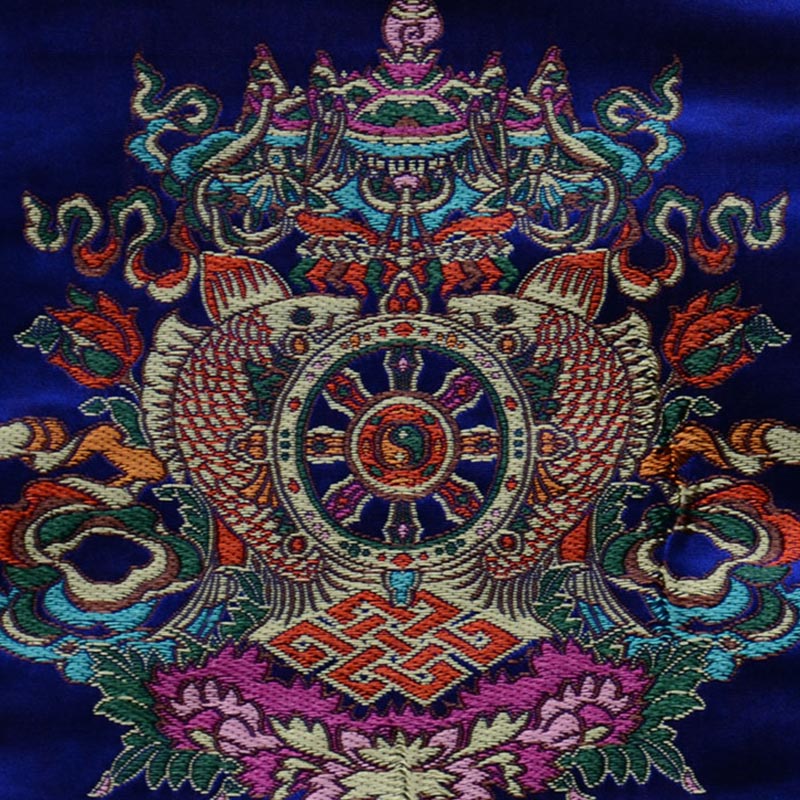 Buddha Stones Prayer Altar Mat Healing Meditation Vajra Auspicious Symbols Prayer Altar BS 18