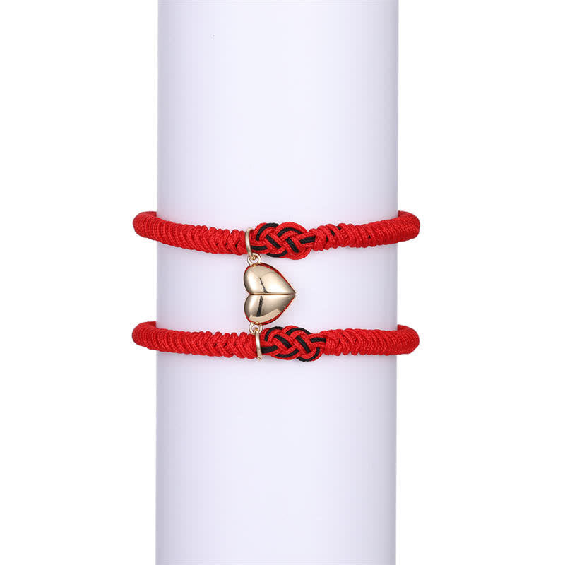 Foviel 2Pcs Tibetan Luck Chinese Knot Protection String Bracelet