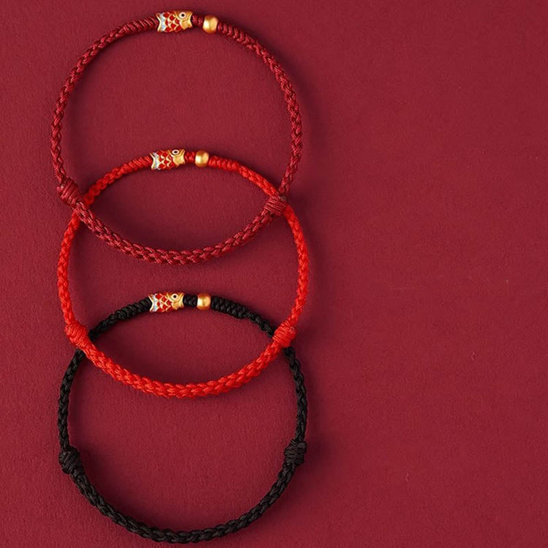 FREE Today: Lucky Koi Fish Success Braided Rope Bracelet FREE FREE 8