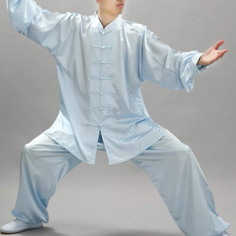 Foviel Simple Pattern Meditation Prayer Spiritual Zen Tai Chi Qigong Practice Unisex Clothing Set