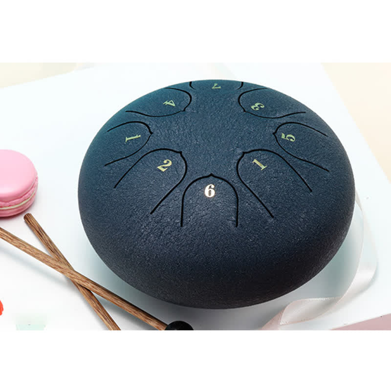 Buddha Stones Steel Tongue Drum Sound Healing Meditation Yoga Drum Kit Drum Kit BS 10