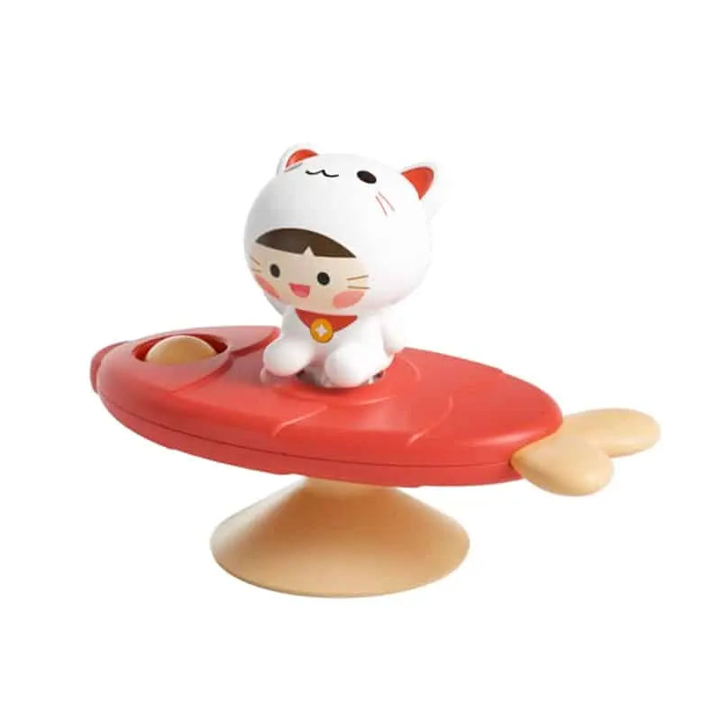 Fidtoy Bath Spinner for Bathtubs – Suction Cup Sensory Spinner Toy for Toddlers and Babies