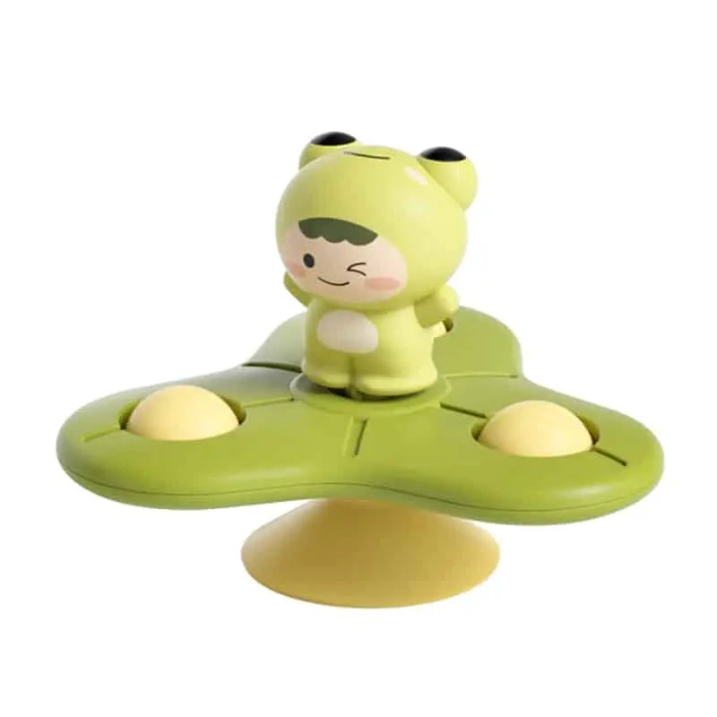 Fidtoy Bath Spinner for Bathtubs – Suction Cup Sensory Spinner Toy for Toddlers and Babies
