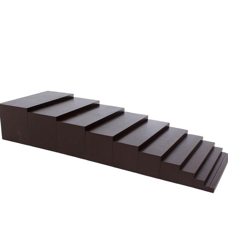 Fidtoy Brown Stairs Montessori Sensorial Wooden Toy