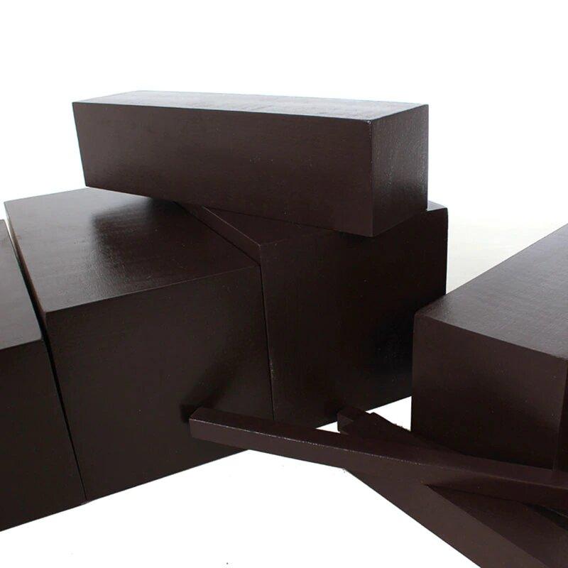 Fidtoy Brown Stairs Montessori Sensorial Wooden Toy