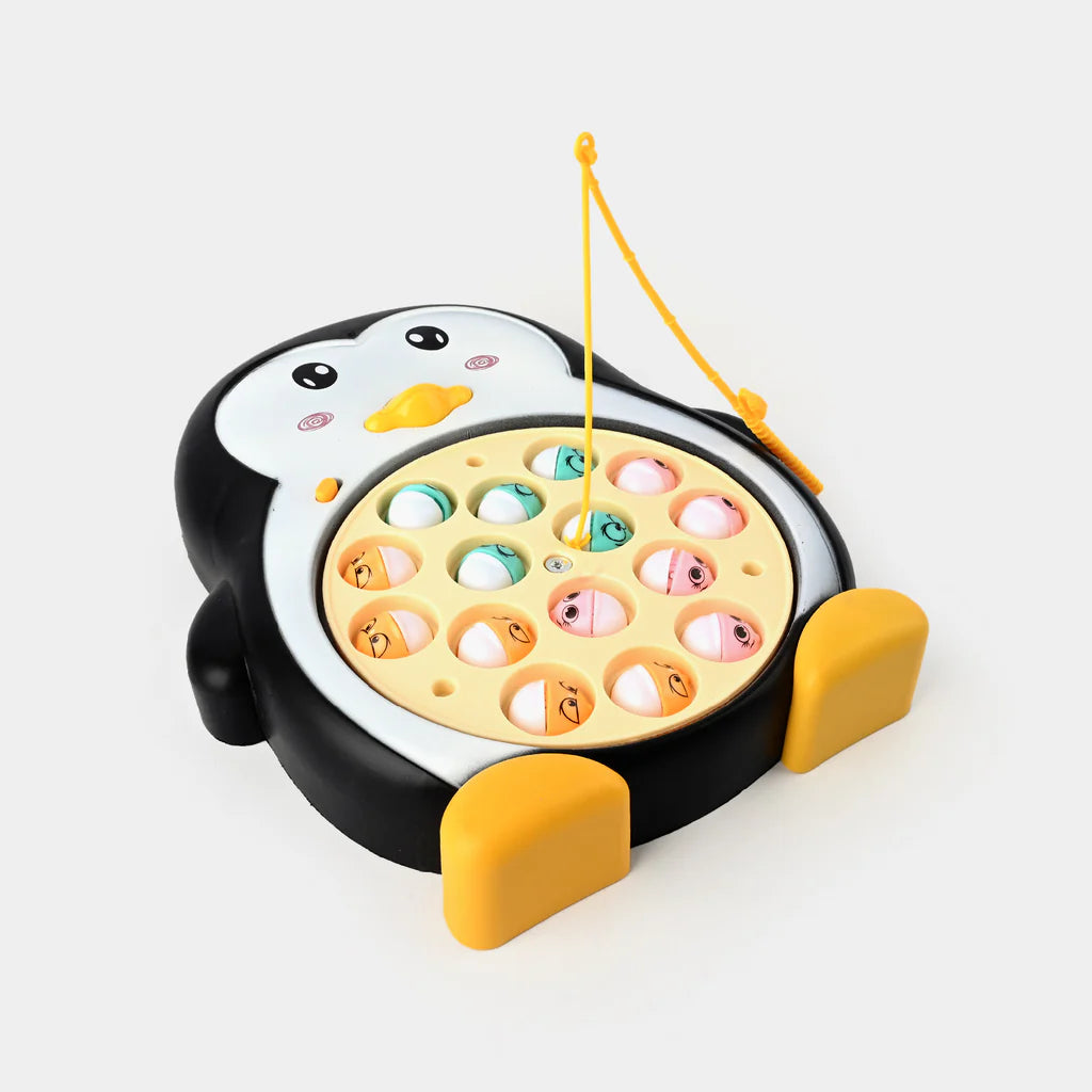 Juego de pesca eléctrico con música de pingüinos - 37B