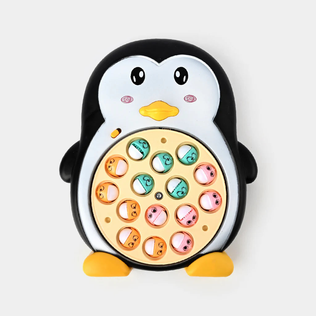 Juego de pesca eléctrico con música de pingüinos - 37B