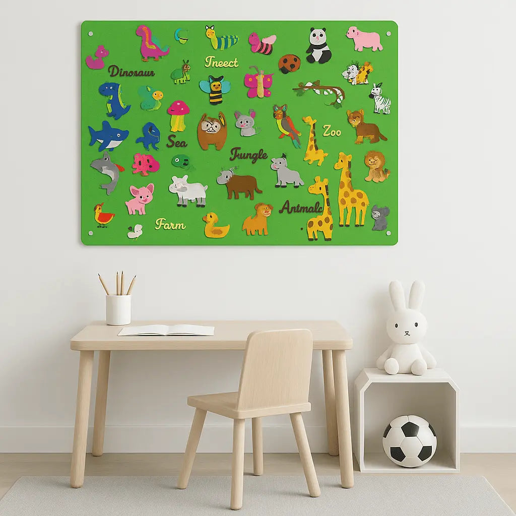 Fidtoy Interactive Farm Kit – Montessori Felt Board for Toddlers’ Storytelling & Early Learning