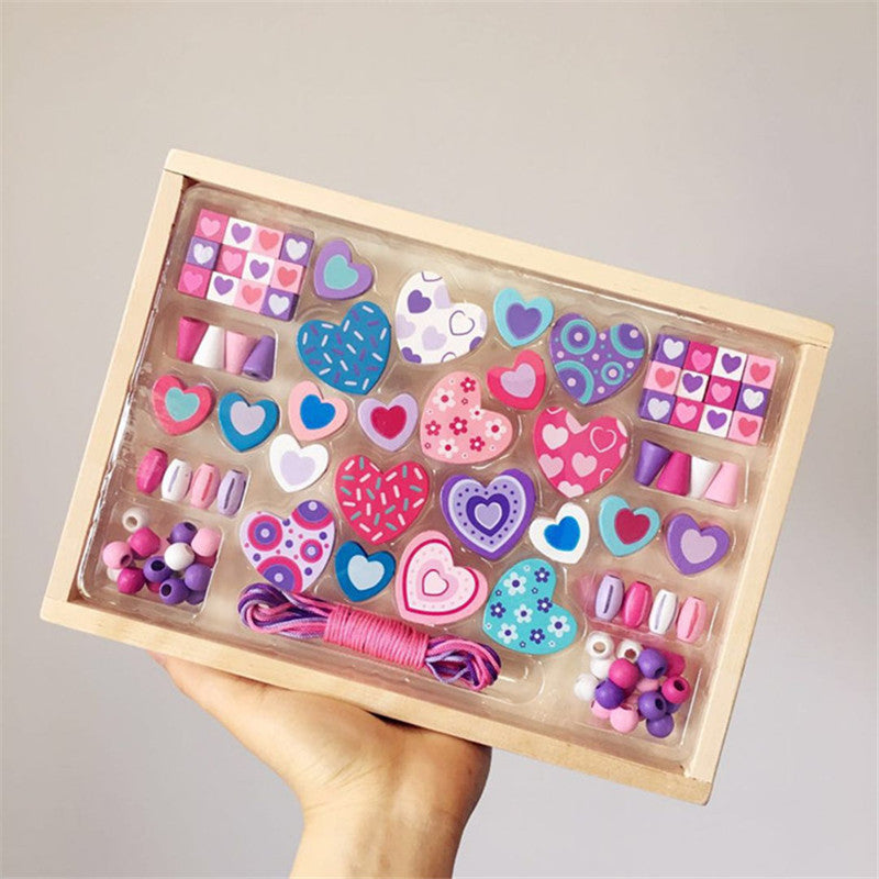 Set de Cuentas de Madera de Mariposa Fidtoy para la Fabricación de Joyas para Niños