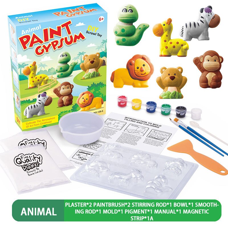 Niños DIY Pintura Yeso Escayola
