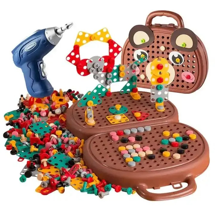 Taladro atornillador de juguete Montessori