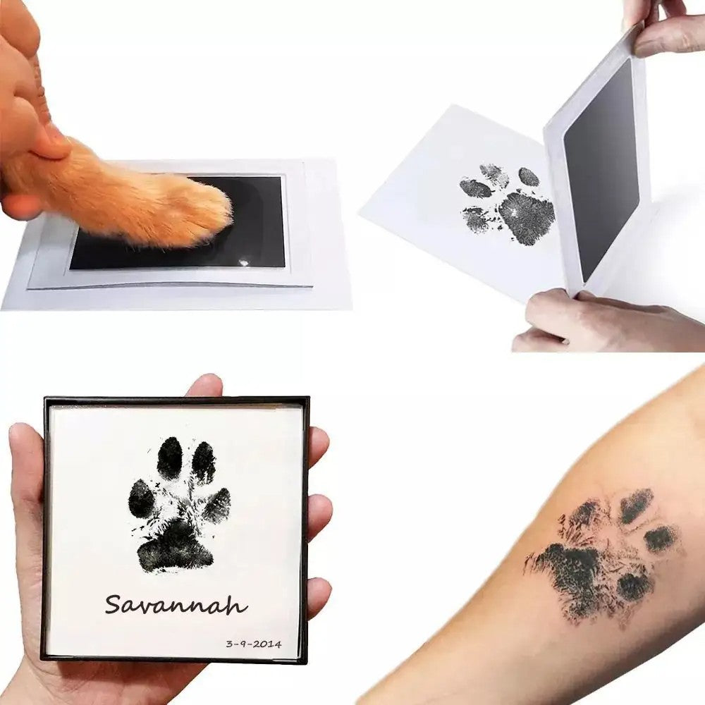Fidtoy Baby Handprint and Footprint Kit – No Ink Newborn Keepsake Hand and Foot Print Memory Set