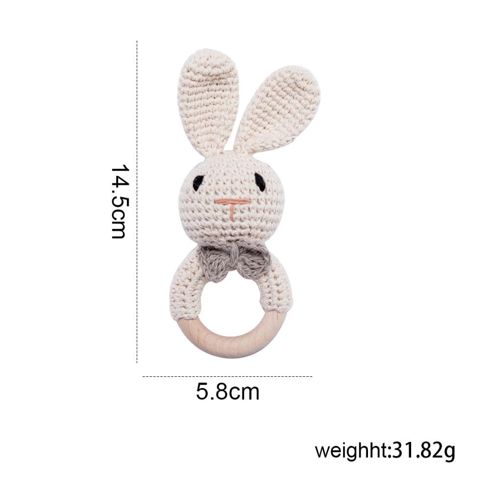Fidtoy SnuggleBud Rattle & Teether Baby Sensory Toy