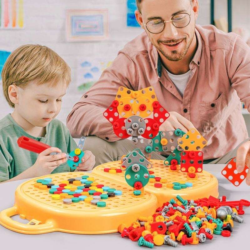 Taladro atornillador de juguete Montessori