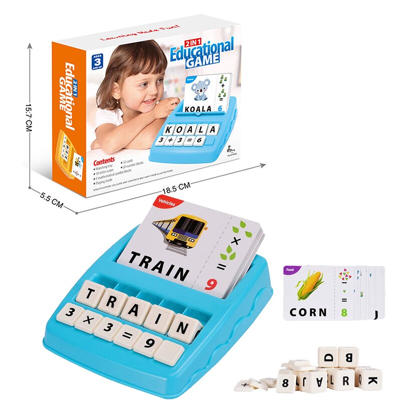 Juegos de letras a juego para niños Juguetes educativos