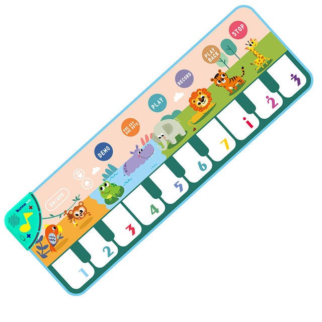 Fidtoy Musical Piano Mat for Toddlers – Interactive Learning and Dance Floor Toy