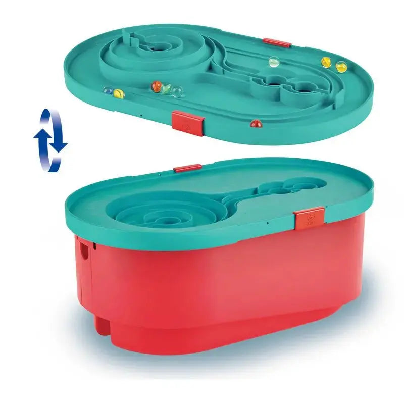 Fidtoy Juego de construcción de canicas de madera STEM