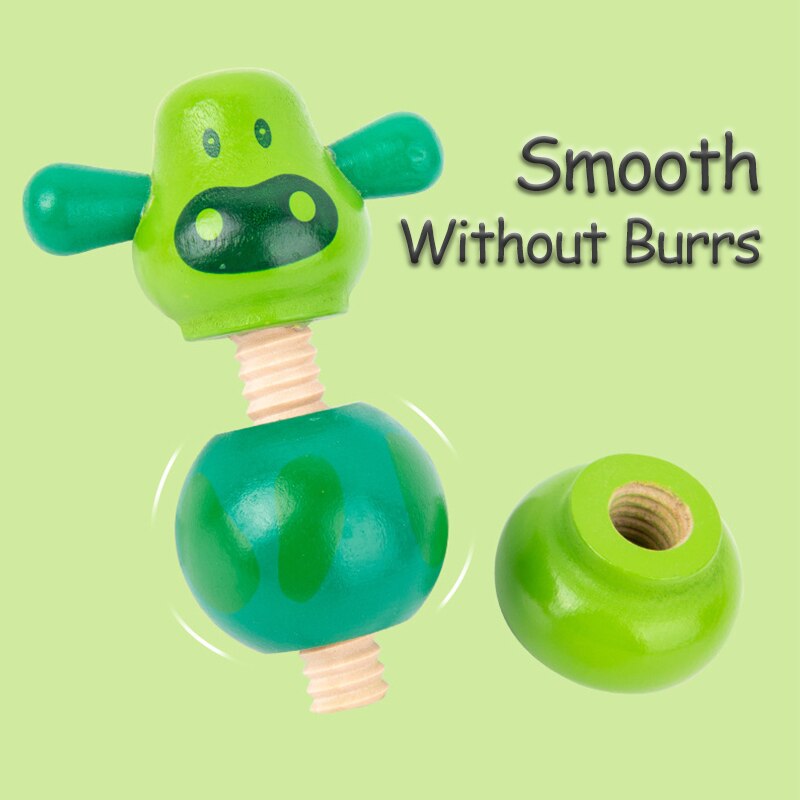Montessori Animal Screw Nut Assembly DIY Toys